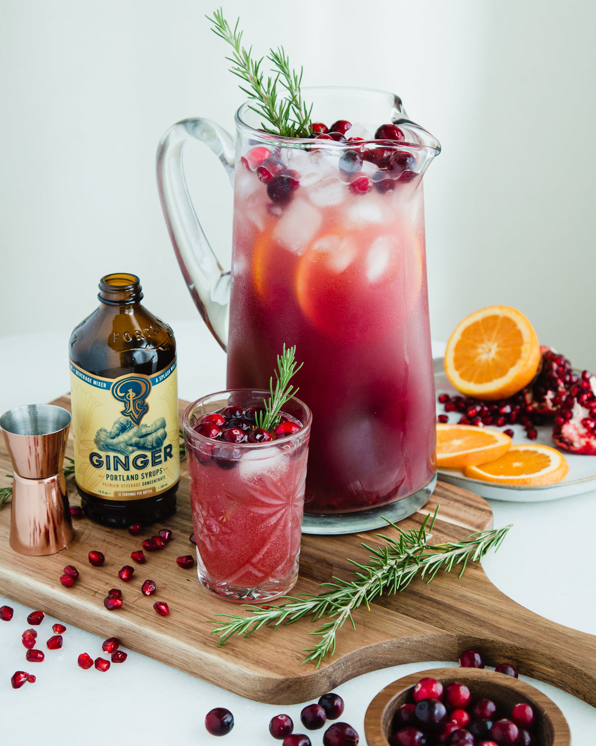 Anders' Bar Cart Essentials: Grenadine, Authentic Ginger, & Brown Sugar Simple Syrup
