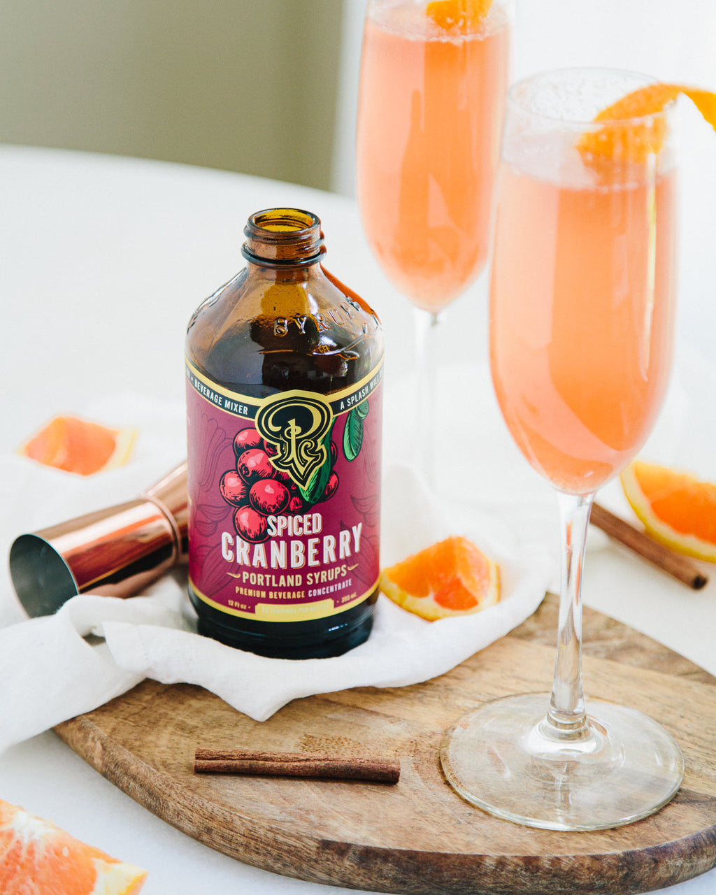 Spiced Cranberry Syrup