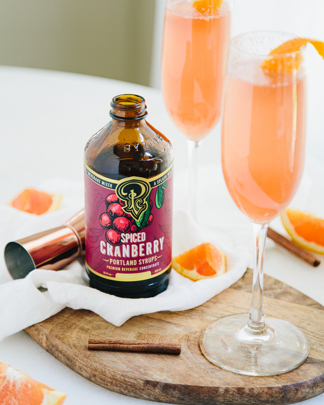 Spiced Cranberry Syrup