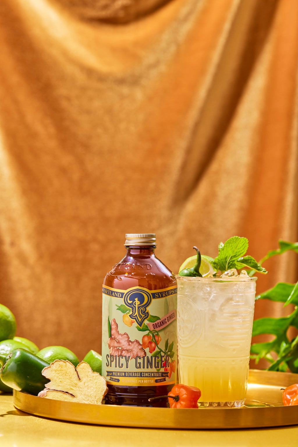 Spicy Ginger Syrup two-pack