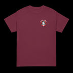 Roasting Misogyny_ Roasted By Mom Coffee Front tshirt red