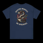 Roasting Misogyny_ Roasted By Mom Coffee  tshirt blue