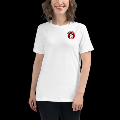 Roasting Misogyny_ Roasted By Mom Coffee womens tshirt white