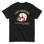 I Got Roasted in Hillsboro, Oregon T-shirt - Black or Charcoal, Roasted by Mom Coffee